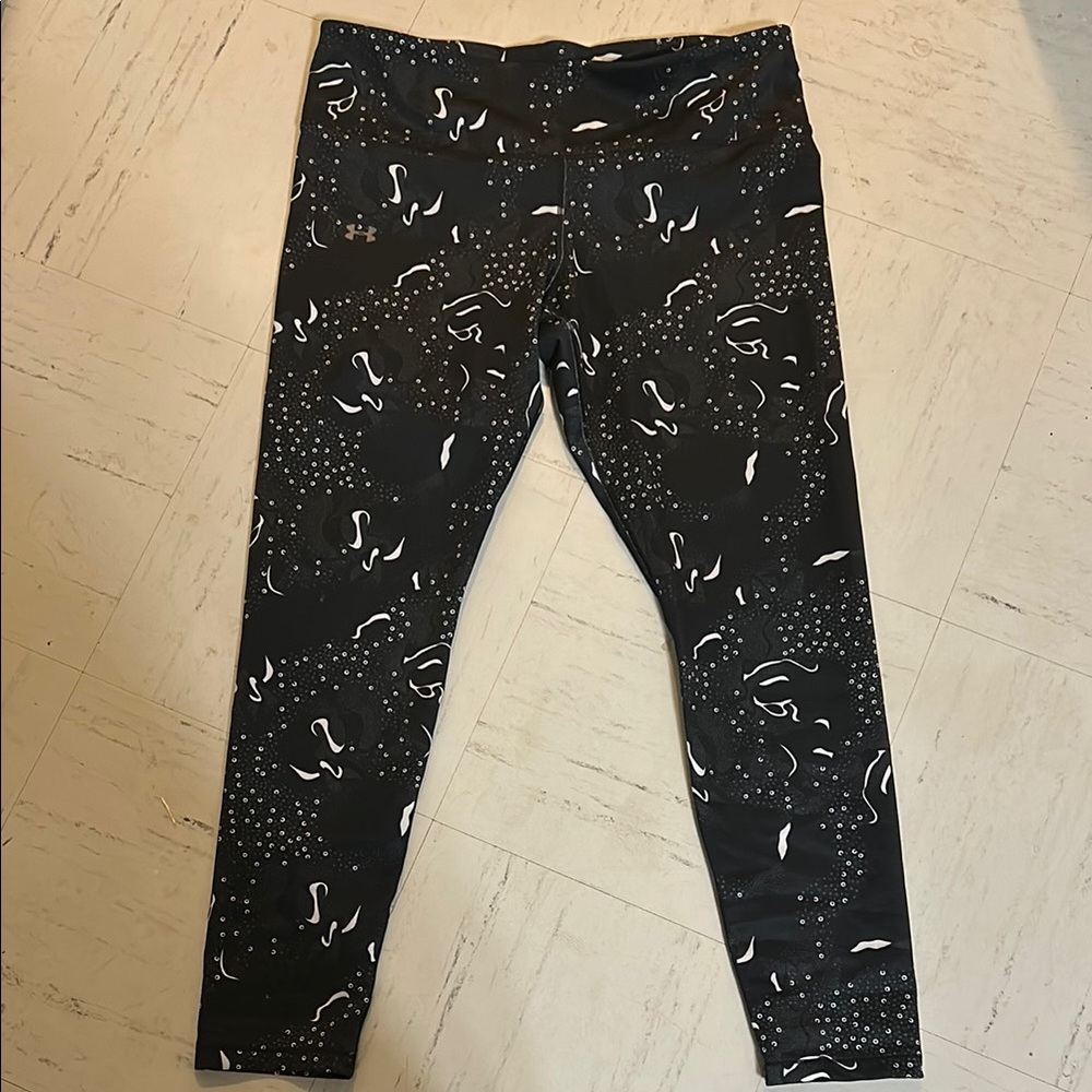 Under Armour Black Patterned Leggings